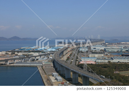 The Seto Ohashi bridge which it wishes from Saint Terayama 125349008