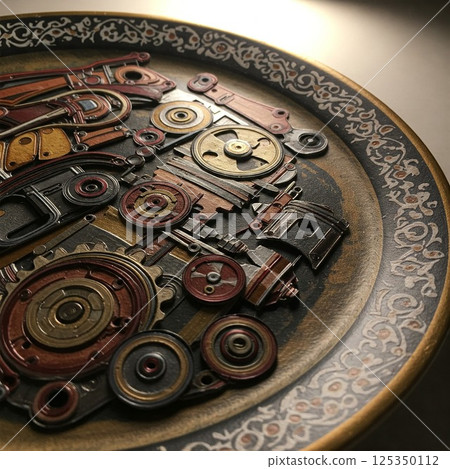 Plate design (engine) 125350112