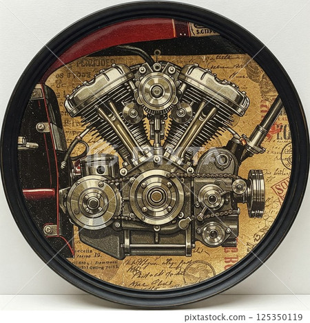 Plate design (engine) 125350119