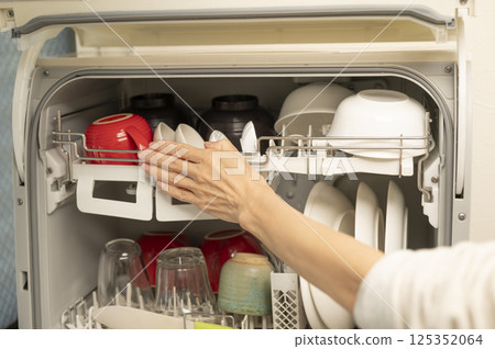 Dishwasher that is convenient to have and also saves water Dishwasher that is convenient to have and also saves water 125352064