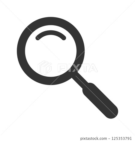 magnifying glass icon magnifying glass icon 125353791