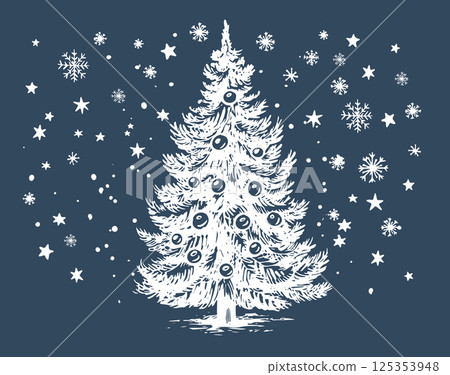 christmas, christmas tree, tree 125353948