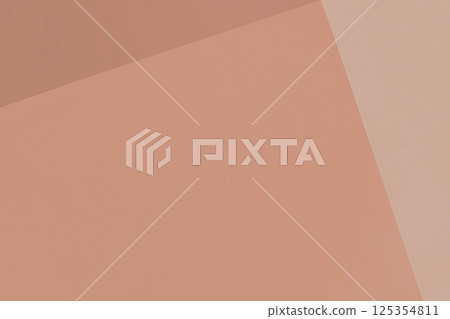 Paper geometric pastel background in mocha mousse color 125354811