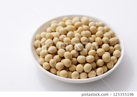 Soybeans on a plate Soybeans on a plate 125355196