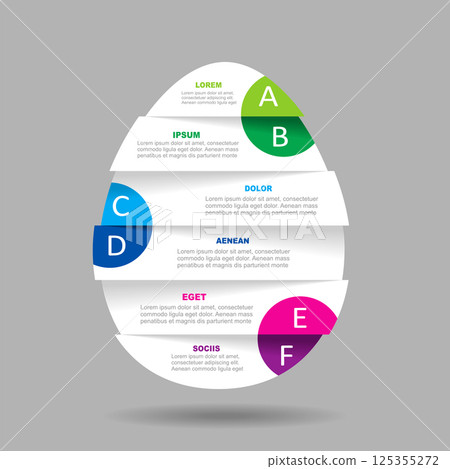 Infographic design template with place for your data. Vector illustration. Infographic design template with place for your data. Vector illustration. 125355272
