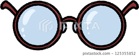 glasses with eye glasses 125355852