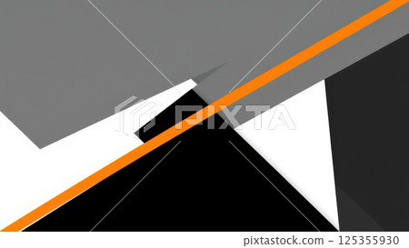 a close up of a black and orange abstract design with a diagonal a close up of a black and orange abstract design with a diagonal 125355930