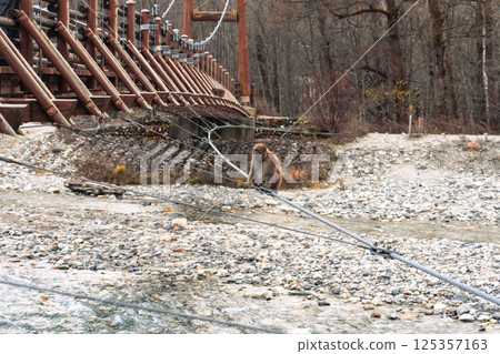 Japanese monkey living in Kamikochi, Nagano Prefecture Japan 125357163