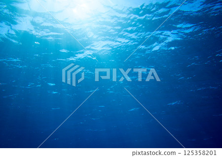 Blue ocean background Blue ocean background 125358201
