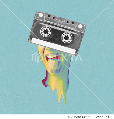 Retro Music Meltdown 125359618