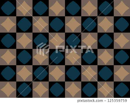 Retro checkered pattern 125359759