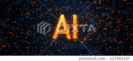 AI、人工智慧的形象 125360187