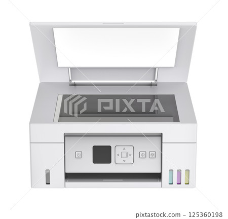 Inkjet color photocopier 125360198