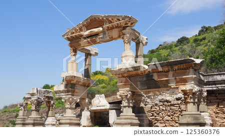 Ephesus ruins in Turkey Ephesus ruins in Turkey 125360376