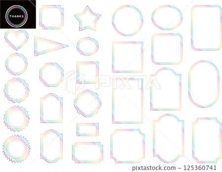 Frame 1, 20 Rainbow Light Frame 1, 20 Rainbow Light 125360741