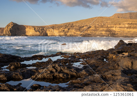Coast of Atlantic ocean, Gran Canaria, Spain 125361061