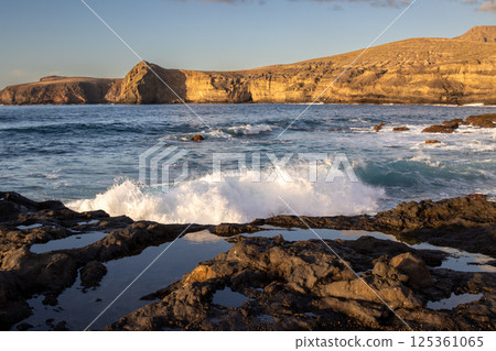 Coast of Atlantic ocean, Gran Canaria, Spain 125361065