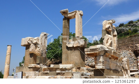 Ephesus ruins in Turkey 125361297