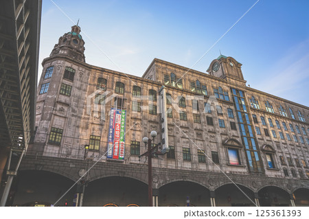 March 23 2025 Historic Building Facade With Clock Tower and Symmetrical Windows March 23 2025 Historic Building Facade With Clock Tower and Symmetrical Windows 125361393