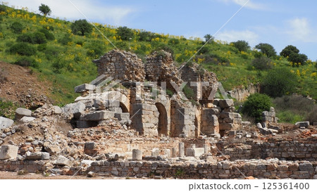 Ephesus ruins in Turkey Ephesus ruins in Turkey 125361400