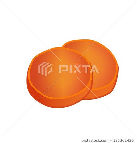 糖漬胡蘿蔔的插圖 125361426