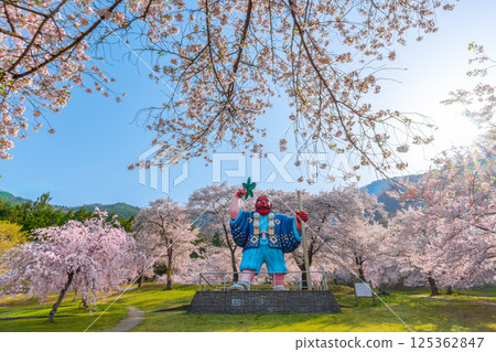 Japan's best Tengu and cherry blossoms: Tokura Kitty Park (Chikuma City, Nagano Prefecture) Japan's best Tengu and cherry blossoms: Tokura Kitty Park (Chikuma City, Nagano Prefecture) 125362847