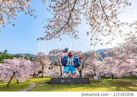 Japan's best Tengu and cherry blossoms: Tokura Kitty Park (Chikuma City, Nagano Prefecture) Japan's best Tengu and cherry blossoms: Tokura Kitty Park (Chikuma City, Nagano Prefecture) 125362856