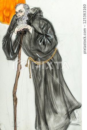 oil painting, portrait, handmade drawing oil painting, portrait, handmade drawing 125363160