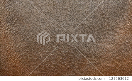 AI image: Brown genuine leather texture 125363612