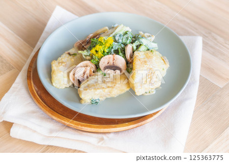 Pangasius Meuniere Grilled with Mayonnaise Pangasius Meuniere Grilled with Mayonnaise 125363775