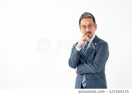 Businessman lawyer portrait Businessman lawyer portrait 125364235