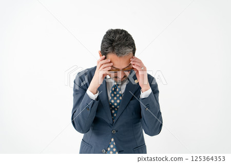 Lawyer worries headache Lawyer worries headache 125364353