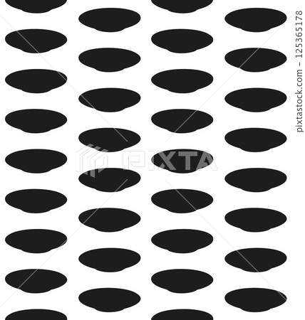 Vector seamless pattern of plate silhouette Vector seamless pattern of plate silhouette 125365178