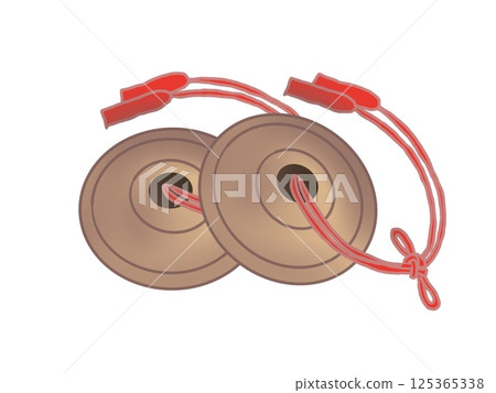 佛教儀式中使用的鈸 佛教儀式中使用的鈸 125365338