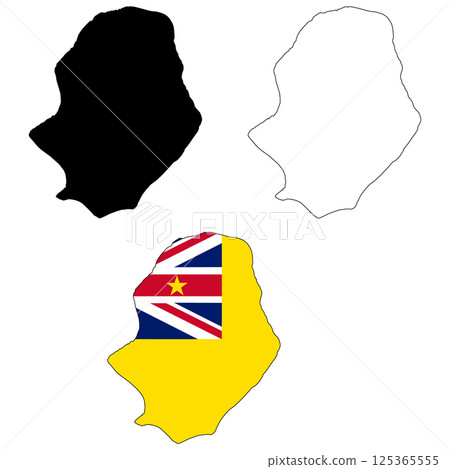 Niue Map icon. Niue Map Clipart. Niue Flag Map sign. Niue Outline. Niue Map icon. Niue Map Clipart. Niue Flag Map sign. Niue Outline. 125365555