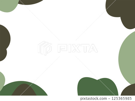 Green geometric frame Green geometric frame 125365985