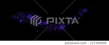 Stunning Purple Cosmic Nebula featuring Stars set against a Deep Black Background that captures the beauty 125366006