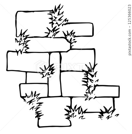 sketch, vector, wall 125366023