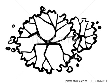 tree, vector, sketch 125366061