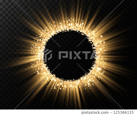 A radiant Golden Halo adorned with Sparkles and dazzling Light Effects, creating an enchanting ambiance A radiant Golden Halo adorned with Sparkles and dazzling Light Effects, creating an enchanting ambiance 125366135