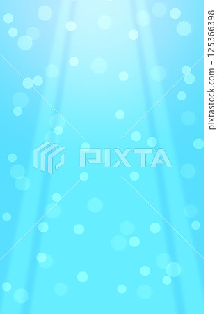 Shining light, sparkling background material, light blue, blue, bokeh, spotlight, streaks of light 125366398