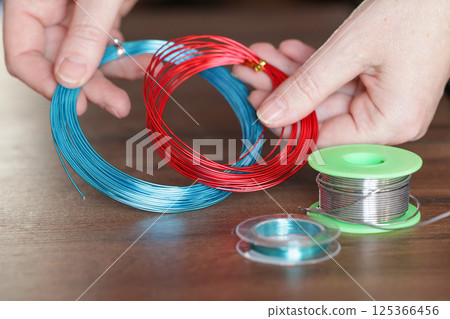Selection of Wire for Needlework or Craft 125366456