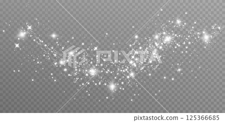 A Stunning Glittering Star Dust Effect Perfect for Design and Decoration Scenarios and Creative Projects 125366685