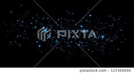 Starry Night A Stunningly Beautiful Array of Radiant Light Illuminate the Dark and Vast Spaces of the Universe 125366698