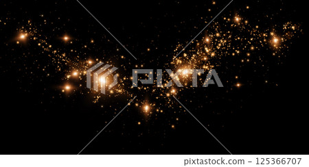 A stunning Starlit Galaxy featuring Sparkling Cosmic Elements that capture the imagination and wonder of the universe 125366707