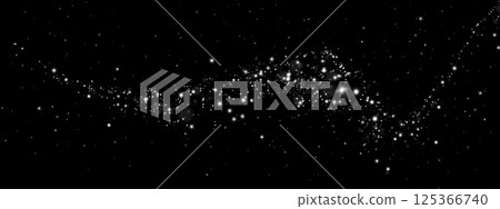 Explore the enchanting Starry Night Sky, filled with intricate patterns and mysterious depths inviting wonder 125366740