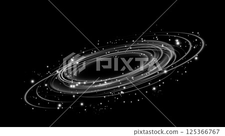 An artistic illustration depicting a stunning Spiral Galaxy filled with numerous Stars and various Cosmic Features An artistic illustration depicting a stunning Spiral Galaxy filled with numerous Stars and various Cosmic Features 125366767