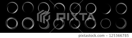 An Artistic Illustration Depicting the Various Phases of the Moon Cycle Against a Striking Dark Background An Artistic Illustration Depicting the Various Phases of the Moon Cycle Against a Striking Dark Background 125366785