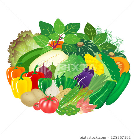夏季蔬菜 125367191