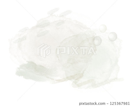 柔和暗淡的水彩卡其色漸層背景框 柔和暗淡的水彩卡其色漸層背景框 125367981